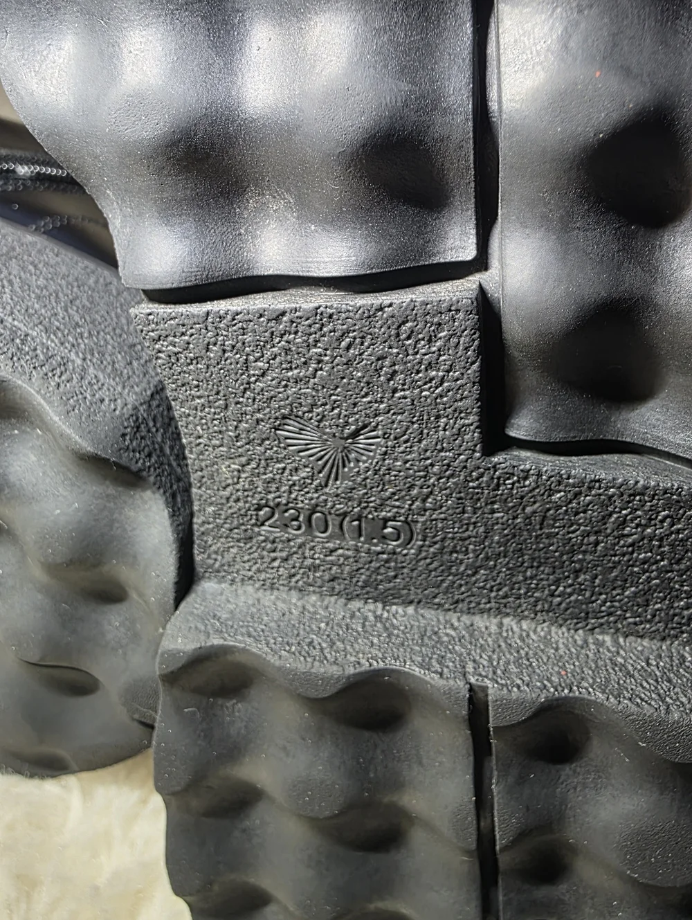 Peacebird Black Platform Combat Boots | Lilac Laces | Size 6-6.5 Like New! - Picture 8 of 11